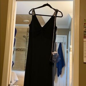 Navy blue dress